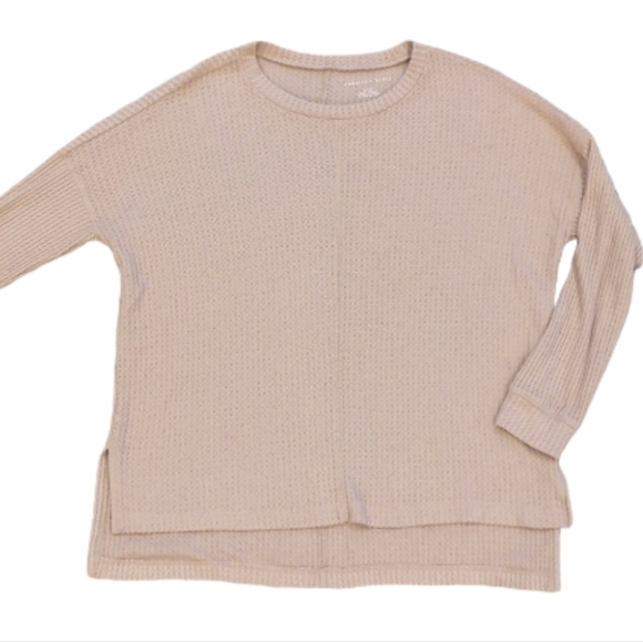 American Eagle Outfitters Sweaters - American Eagle Oversized Knitted Sweater Boat Neck Light Pink Size Small